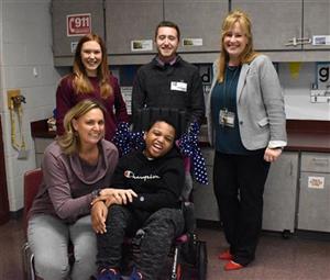 Skyview student receives wheelchair 