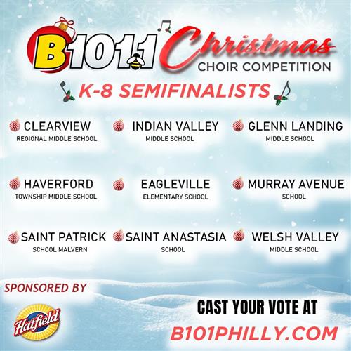 Newsroom - 2022-2023 / Eagleville 4th Grade Chorus Makes Semi-finals of B101 Choir Competition