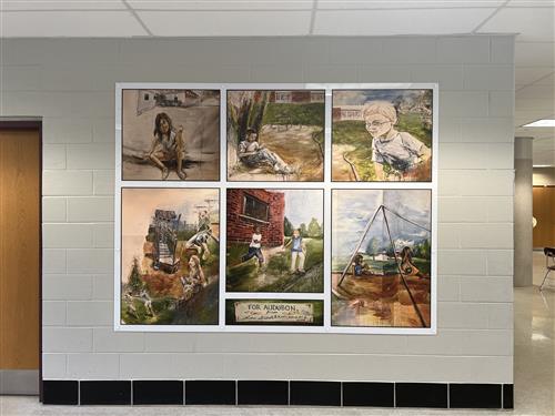 Audubon Stairwell Mural Has New Home at Skyview