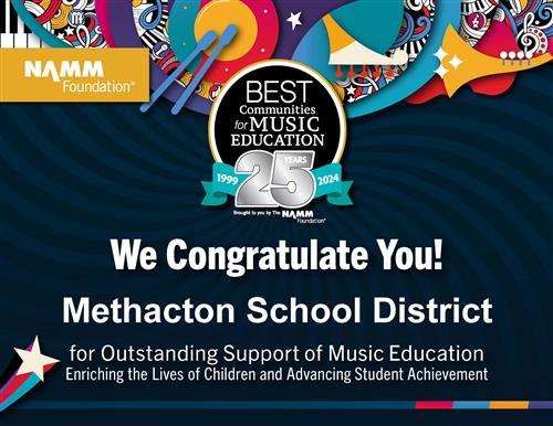 methacton best community for music education