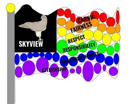 Character Counts Flag 