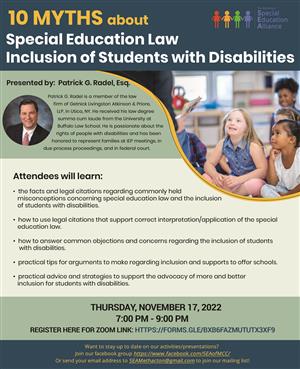 10 Myths about Special Education Law Inclusion