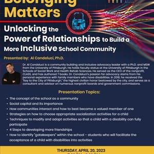 Belonging Matters
